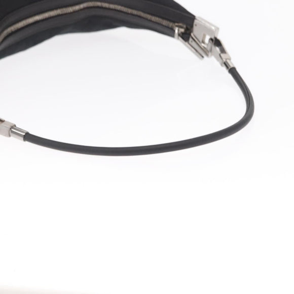 GUCCI GG Canvas Shoulder Bag Black Silver 001 3814 Auth 155222