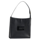 GUCCI Interlocking Hand Bag Leather Black 001 3066 Auth 155223-1