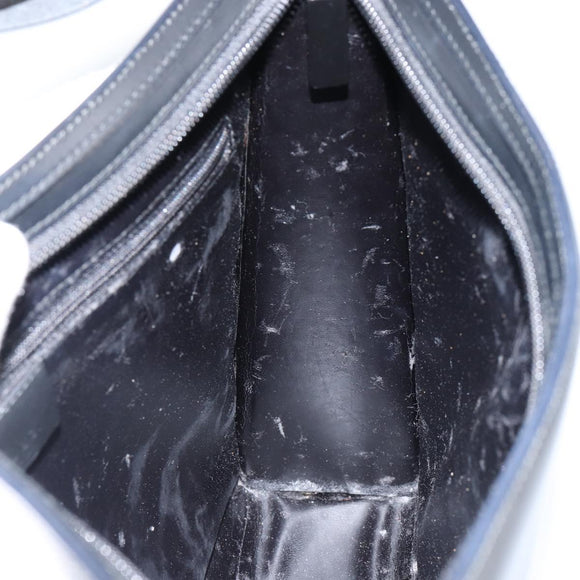 GUCCI Interlocking Hand Bag Leather Black 001 3066 Auth 155223