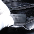 GUCCI Interlocking Hand Bag Leather Black 001 3066 Auth 155223-21