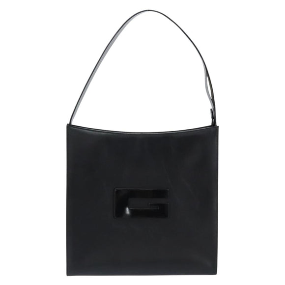GUCCI Interlocking Handtasche Leder Schwarz 001 3066 Original 155223