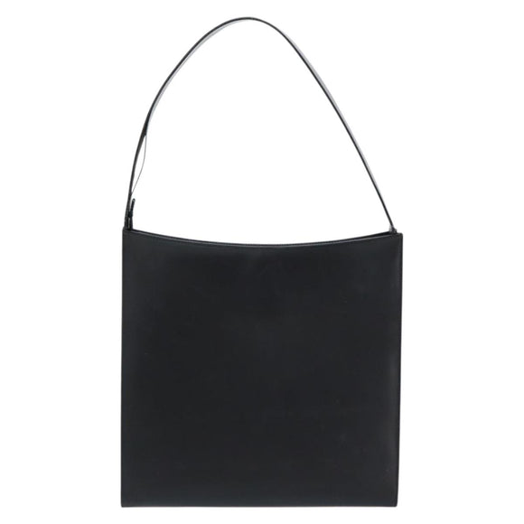 GUCCI Interlocking Hand Bag Leather Black 001 3066 Auth 155223