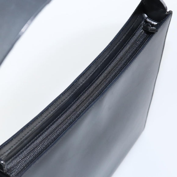 GUCCI Interlocking Hand Bag Leather Black 001 3066 Auth 155223