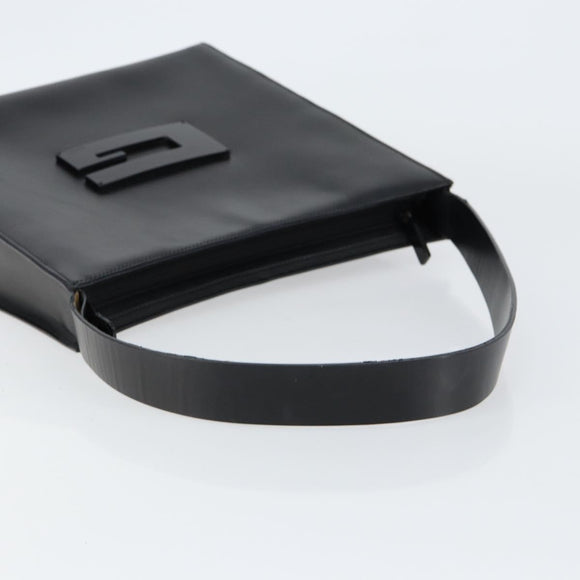 GUCCI Interlocking Hand Bag Leather Black 001 3066 Auth 155223