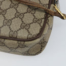GUCCI GG Supreme Shoulder Bag PVC Beige Gold 97 02 068 Auth 155224-17