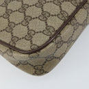 GUCCI GG Supreme Shoulder Bag PVC Beige Gold 97 02 068 Auth 155224-18
