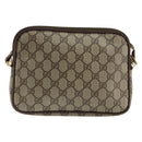 GUCCI GG Supreme Shoulder Bag PVC Beige Gold 97 02 068 Auth 155224-2