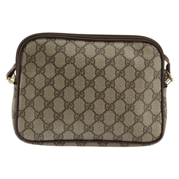 GUCCI GG Supreme Shoulder Bag PVC Beige Gold 97 02 068 Auth 155224 - 0