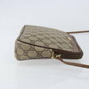 GUCCI GG Supreme Shoulder Bag PVC Beige Gold 97 02 068 Auth 155224-3