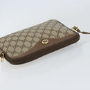 GUCCI GG Supreme Shoulder Bag PVC Beige Gold 97 02 068 Auth 155224-6