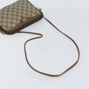 GUCCI GG Supreme Shoulder Bag PVC Beige Gold 97 02 068 Auth 155224-7