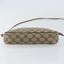 GUCCI GG Supreme Shoulder Bag PVC Beige Gold 97 02 068 Auth 155224-5