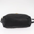 Chloe Elsie Hand Bag Leather 2way Black Gold Auth 155225-11