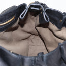 Chloe Elsie Hand Bag Leather 2way Black Gold Auth 155225-20