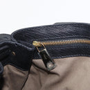 Chloe Elsie Hand Bag Leather 2way Black Gold Auth 155225-22