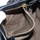 Chloe Elsie Hand Bag Leather 2way Black Gold Auth 155225-23