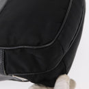 PRADA Shoulder Bag Nylon Black Silver Auth 155226-12