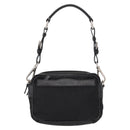 PRADA Shoulder Bag Nylon Black Silver Auth 155226-2