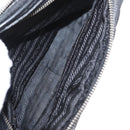 PRADA Shoulder Bag Nylon Black Silver Auth 155226-20