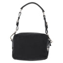 PRADA Shoulder Bag Nylon Black Silver Auth 155226-2