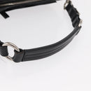 PRADA Shoulder Bag Nylon Black Silver Auth 155226-7