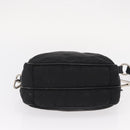 PRADA Shoulder Bag Nylon Black Silver Auth 155226-9