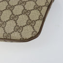 GUCCI GG Supreme Web Sherry Line Shoulder Bag PVC Beige 904 02 047 Auth 155227-10