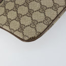 GUCCI GG Supreme Web Sherry Line Shoulder Bag PVC Beige 904 02 047 Auth 155227-13