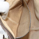 GUCCI GG Supreme Web Sherry Line Shoulder Bag PVC Beige 904 02 047 Auth 155227-20