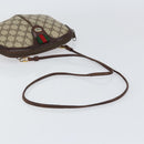 GUCCI GG Supreme Web Sherry Line Shoulder Bag PVC Beige 904 02 047 Auth 155227-7