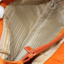 PRADA Tote Bag Nylon Orange Silver Auth 155228-11