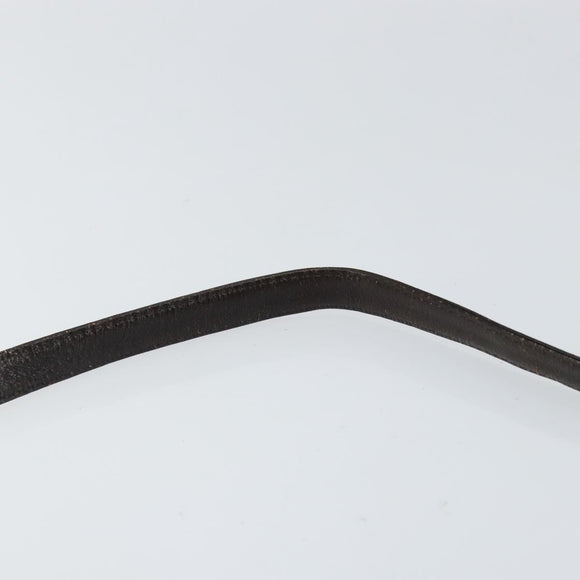 Christian Dior Trotter Canvas Shoulder Bag Beige Gold Auth 155229