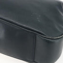 GUCCI Bamboo Hand Bag Leather 2way Black Gold 001 1014 1577 Auth 155231-17