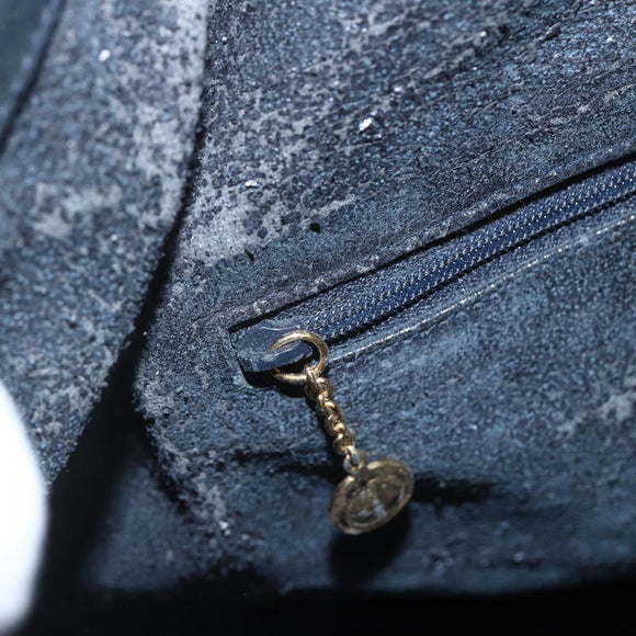 GUCCI Bamboo Hand Bag Leather 2way Black Gold 001 1014 1577 Auth 155231