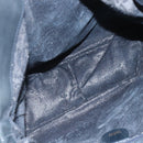 GUCCI Bamboo Hand Bag Leather 2way Black Gold 001 1014 1577 Auth 155231-10