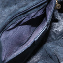 GUCCI Bamboo Hand Bag Leather 2way Black Gold 001 1014 1577 Auth 155231-11