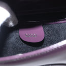 GUCCI Shoulder Bag Enamel Black 007 2023 0249 Auth 155233-14