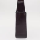 GUCCI Shoulder Bag Enamel Black 007 2023 0249 Auth 155233-5