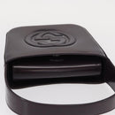 GUCCI Shoulder Bag Enamel Black 007 2023 0249 Auth 155233-6