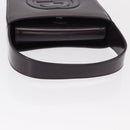 GUCCI Shoulder Bag Enamel Black 007 2023 0249 Auth 155233-7