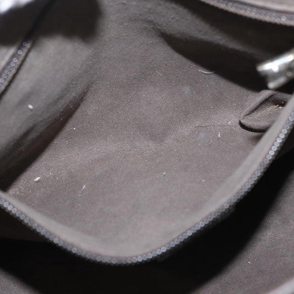 GUCCI GG Supreme Tote Bag PVC Leather 2way Beige Silver 429019 Auth 155234