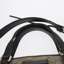 GUCCI GG Supreme Tote Bag PVC Leather 2way Beige Silver 429019 Auth 155234-14