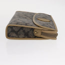 SAINT LAURENT Clutch Bag PVC Leather Beige Auth 155237-4