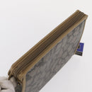 SAINT LAURENT Clutch Bag PVC Leather Beige Auth 155237-6