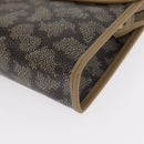 SAINT LAURENT Clutch Bag PVC Leather Beige Auth 155237-9