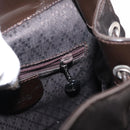 GUCCI Bamboo Mini Backpack Nylon Black Silver 003 1705 0030 Auth 155239-26