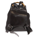 GUCCI Bamboo Mini Backpack Nylon Black Silver 003 1705 0030 Auth 155239-2