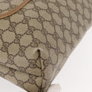 GUCCI GG Supreme Web Sherry Line Bag PVC Beige Red Green 02 003 53 Auth 155240-9