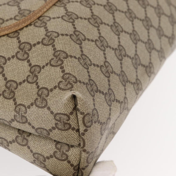 GUCCI GG Supreme Web Sherry Line Bag PVC Beige Red Green 02 003 53 Auth 155240