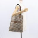 GUCCI GG Supreme Web Sherry Line Bag PVC Beige Red Green 02 003 53 Auth 155240-20